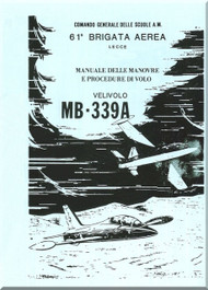 Aermacchi MB-339 Aircraft Flight manoeuvre and procedures   - Manovre e procedure di volo   -   ( Italian  Language )