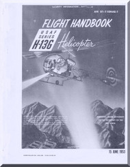 Bell Helicopter H-13 G Flight  Handbook Manual  -  An 01110HAE-1 -1953 