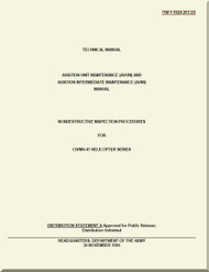 Boeing Helicopter CH-47 Technical Manual - Aviation Unit Maintenance ( AVUM ) and Aviation Intermediate Maintenance ( AVIM) Manual for Nondestructive Inspection Procedures TM 1-1520-253-23