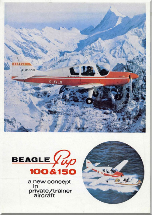 Beagle PUP 100 and 150  Aircraft Technical Brochure   Manual -