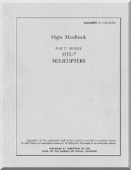 Bell Helicopter HTL-7 Flight  Handbook Manual
