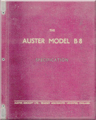 Auster B.8   Aircraft Specification  Manual