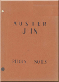 Auster J-1N Aircraft Pilot's Note Manual