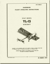 Boeing  YL-15 * Scout *  Aircraft  Handbook Flight Operating Instructions  Manual  -  AN 01-20LAA-1 -1949