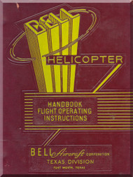 Bell Helicopter YR-13 Flight  Handbook Manual  -  1947 