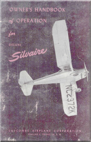 Luscombe  Model Silvaire 8 A Special  Aircraft  Owner's of Operation Manual