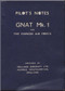 Folland Gnat  T Mk.1 Aircraft  Pilot's Notes Manual for The Finnish Air Force+