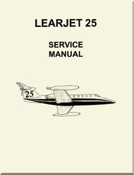 Learjet  25    Series Aircraft Maintenance   Manual 