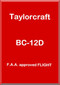 Taylorcraft   BC12 D  Aircraft Flight  Manual ,