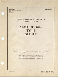 Taylorcraft  TG-6  Aircraft Pilot's Operating  instructions  Manual - 09-35AA-1 - 1943