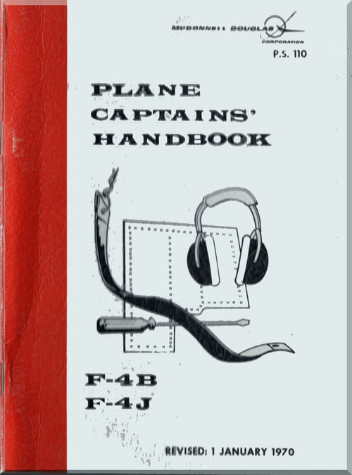 Mc Donnell Douglas F-4 B, J Aircraft Captains ' Handbook Manual - P.S. 110 -1970