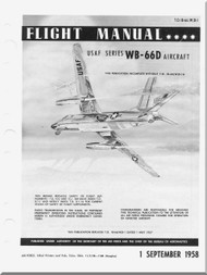Douglas WB-66 D Aircraft Flight Manual  - T.O. 1B-66(W)-1 -1958