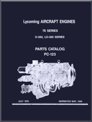 Lycoming O-360, LO-360 and  76  Series   Aircraft Engine Parts Manual   PC-123 - 