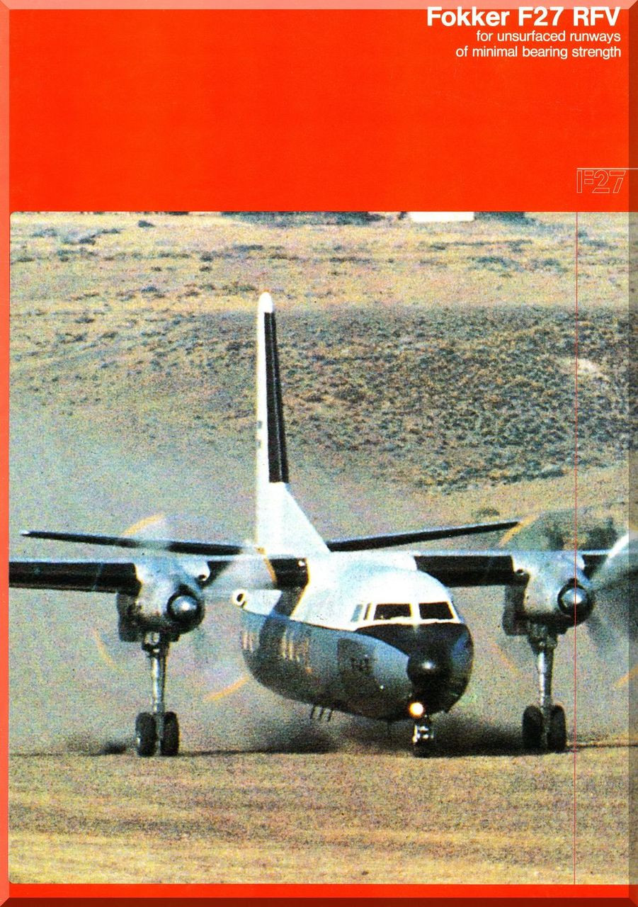 Fokker F-27 RFV Technical Brochure Manual - 1979 - Aircraft Reports ...