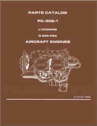 Lycoming O-235-P2A  Aircraft Engine Parts Manual   PC-302- -1 - 1985