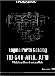 Lycoming TIO-540-AF1A, - AF1B  Aircraft Engine Parts Manual   PC-315-8