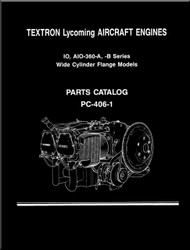 Lycoming IO, AIO+360-A, -B Series Aircraft Engine Parts Manual   PC-406-1
