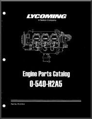 IO-540 /& TIO-540 Lycoming Parts Catalog PC-115-3 O-540