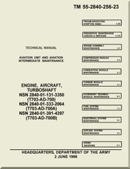 General Electric  T-700-GE-700 Aircraft Turbo Shaft Engine Aviation Unit and Aviation Intermediate  Maintenance Manual TM 55-2840-256-23