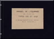 SIPA 12 and S.121  Aircraft Crew Manual  -  Manuel de l'equipage 