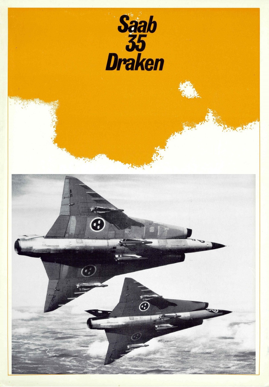 Saab J 35 Aircraft Draken Brochure Manual Aircraft Reports Aircraft Manuals Aircraft Helicopter Engines Propellers Blueprints Publications