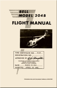 Bell Helicopter 204 B  Flight Manual - 1963