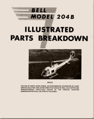 Bell Helicopter 204 B  Illustrated Parts Breakdown Manual -