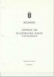 Rolls Royce Conway 508 Aero Aircraft Engines Illustrated Parts Catalog Manual - Volume 2