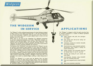 Westland - Sikorsky S.51  Series 2 Widgeon Helicopter Technical Brochure   Manual