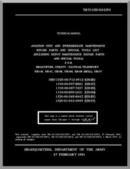 Bell Helicopter UH-1 / EH-1    Aviation Unit and intermediate Maintenace Repair Parts and Special Tools list Helicopter, Utility Tactical, Transport -Manual Maintenace  - TM 55-1520-210-23P-2