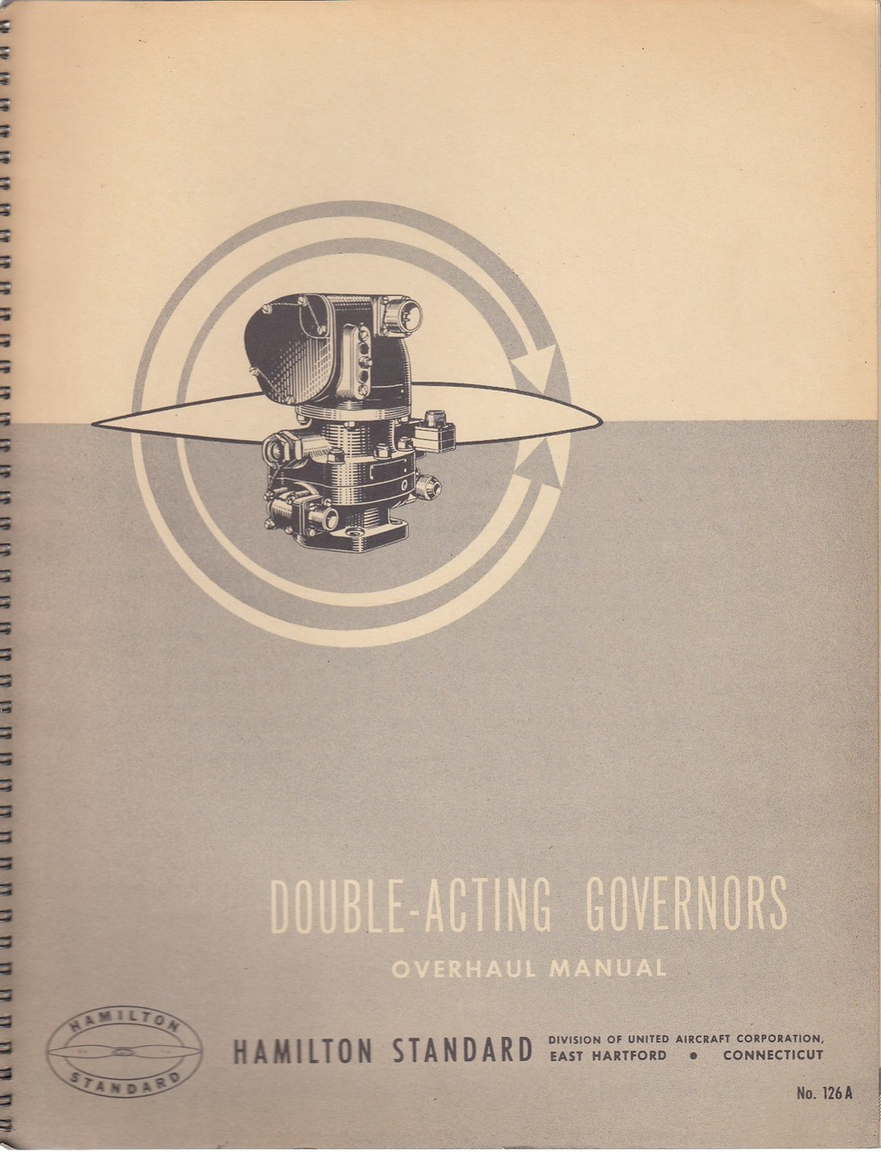 Hamilton Standard Governors Double Acting Aircraft Propeller