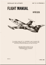 Hamburger Flugzeughau HFB 320 Hansa Jet  Aircraft Flight Manual - 1985 - GAF 1C-HFB320(M) -1