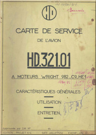 Avions Hurel - Dubois HD.32   Aircraft  Service  Manual
