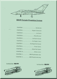 Turbo Union / Rolls Royce   Aircraft Engine Tornado Propulsion Systems Manual 