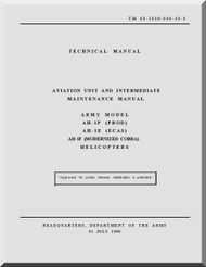 Bell Helicopter AH-1 P E F Technical  Manual   - TM 55-1520-236-23-5