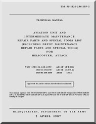 Bell Helicopter AH-1 P E F Technical  Manual   - TM 55-1520-236-23P-2
