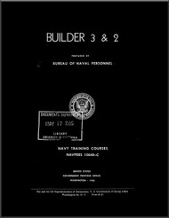 Aircraft Builder 3 & 2  NAVY Training Courses Manual  - 1954 - NAVPERS 10648-C