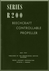 Beechcraft R 200 Propellers Instruction Manual - 1947 
