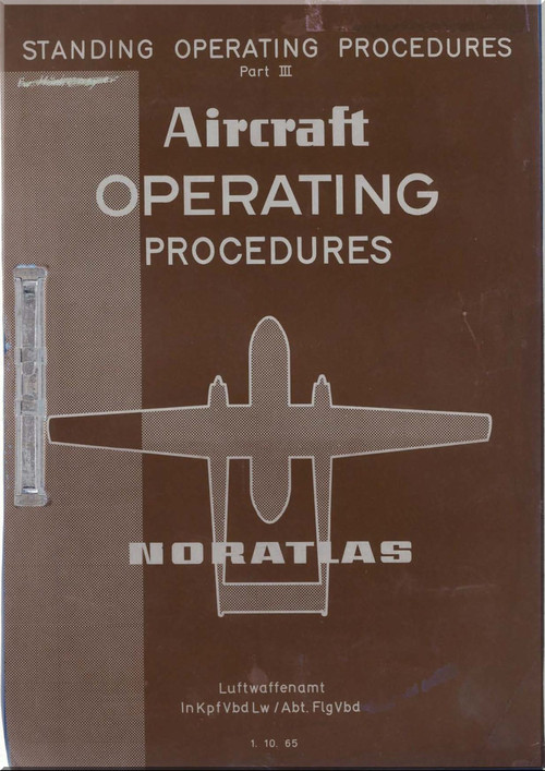 Nord  2501   Aircraft Operating Procedures Part III Manual   (English language ) - 1965