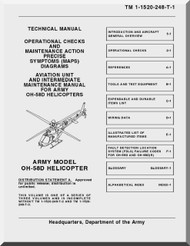 Bell Helicopter OH-58 D  Helicopter  Aviation Unit and Intermediate Maintenance Manual  - TM 55-1520-248-23-T-1