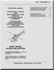 Bell Helicopter OH-58 D  Helicopter  Aviation Unit and Intermediate Maintenance Manual  - TM 55-1520-248-23-T-2