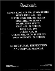 Beechcraft Twin Engines Aircraft Structural Repair   Manual