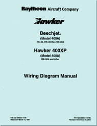 Hawker Raytheon Beechcraft  Hawker 400 XP  / Beechjet 400 A Aircraft  Wiring  Manual