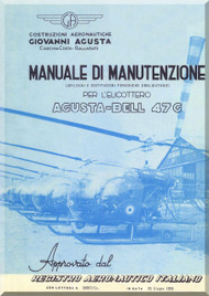 Agusta Bell Helicopter 47 G  Inspection and Maintenance Manual  ( Italian Language  ) - Ispezione and Manutenzione , 1955