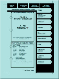 LTV / Vought A-7 H  Aircraft Pilot's Pocket Checklist  Manual 01-45AAH-1B ( GR)  -