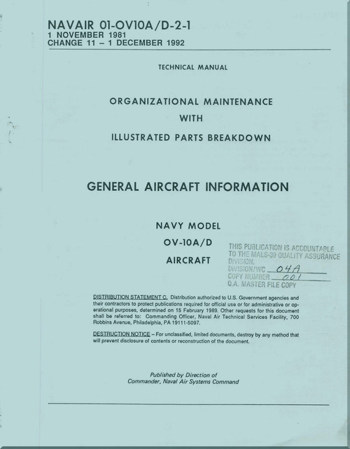 Aircraft Manual OV-10 AD