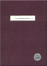 Fokker F-27  Aircraft Maintenance  Manual -  Volume 4
