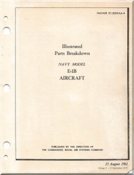 Grumman E1B ( WF-2 ) Aircraft Illustrated Parts Breakdown Manual - 01-85WAA-4 - 1962