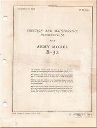 Consolidated B-32 Erection and Maintenance Manual - 01-SEQ-2 , 1944