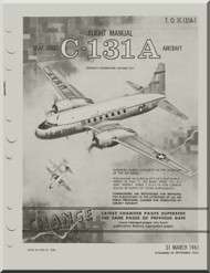 Convair C-131 A Aircraft Flight Manual 1C-131A-1 - 1961